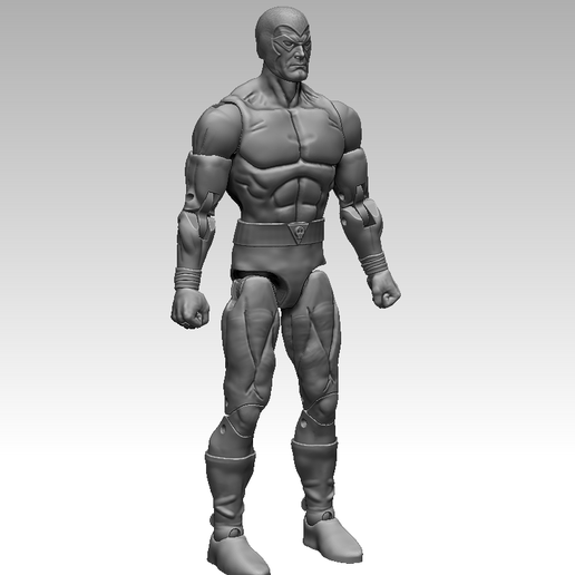 persp2.png Le Fantôme - FIGURE D'ACTION ARTICULÉE POSEABLE 120mm