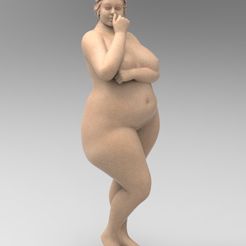 PIC-1.jpg Fichier STL GROSSE FEMME NUE・Objet pour imprimante 3D à télécharger