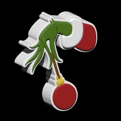 GrinchHand.jpg Archivo STL Champú sólido de mano Grinch y molde para bomba de jabón・Plan para descargar y imprimir en 3D