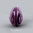 E_1_Renders_00.png Niedwica Vase E_1| 3D printing vase | 3D model | STL files | Home decor | 3D vases | Modern vases | Floor vase | 3D printing | vase mode | STL