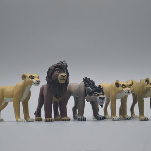 DSC_3251.jpg Lions 3D models set - STL
