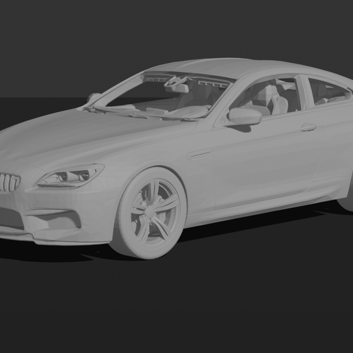 BMW M6 Coupe 2013 F13 STL 3D Print Model