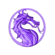 MKsign.stl Mortal Kombat AWESOME logo Decor 3color layers / Game wall decor/80s-90s game decor / cake topper