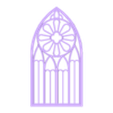 gotic 2.STL Gothic windows 2 PCS