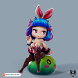 PATREON / MESSIAS 3D FIGURE Chibi Bunny girl maple story