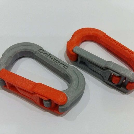 Simple Carabiner 3D model