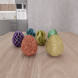 untitled2.png 3D Easter Egg Kit Decor as 3D Stl File & Easter Gift, Easter Day, 3D Printing, Easter Egg Printables, 3D Print File, Egg Decor