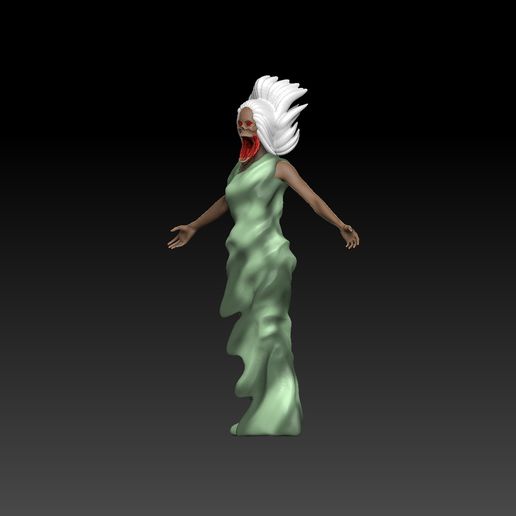 👻 Screaming Banshee Ghost Lady・ STL File for ・Cults