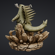 Screenshot_8.png Tyranitar Pokemon Armor Rock Dark Statue 3D Model OBJ RAR