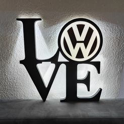 IMG20230114114918.jpg Volkswagen LOVE LED Lamp