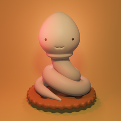Esperm1.png Fichier STL SPERM + Cookie / PENIS CUTE FIGURE・Modèle imprimable en 3D à télécharger