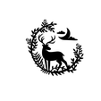 2.png Deer And Flower Decor