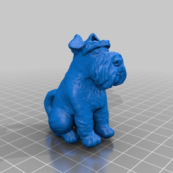 6814c9659745e525ef42215a71a56ae7.png Free STL file Schnauzer with tail・Design to download and 3D print