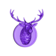 500K with background.obj Deer head
