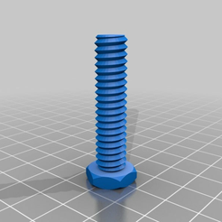 470e5edac4f3786f9d0ecdf4d99ba22c.png Free STL file m9.5 2p bolt X 40mm・3D printable model to download