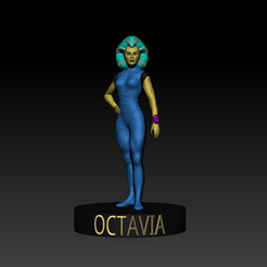 octavia-frente-cu.png Fichier OBJ Octavie・Design pour impression 3D à télécharger