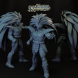 raditz2.png STL file MARVEL CRISIS PROTOCOL RADITZ PRESUPPORTED INCLUDED・3D printing idea to download