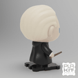 SQDRACO (2).png STL-Datei Harry Potter's Draco Malfoy kostenlos・3D-Drucker-Modell zum herunterladen