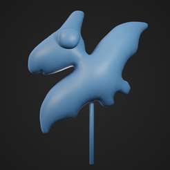 Pterodactyl_1.png STL file Puffy cartoon Pterodactyl・3D print object to download