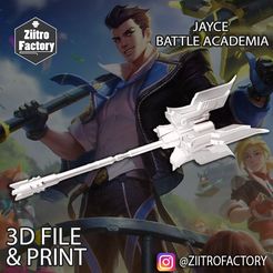 JAYCE.jpg STL file Jayce - Battle Academia・3D printable model to download