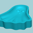 g5.png Halloween Molding A03 Ghost - Chocolate Silicone Mold