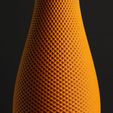 diamond_textured_vase_slimprint_3d_model_for_vase_mode.jpg Diamond Embossed Vase 3D Model, Vase Mode 3D Printing | Slimprint