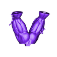 Legs_without_ki_holes.stl STL file Majin vegeta dragon ball z - 3d print model・3D printer design to download