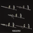 1.png x 5 wolf double-handed spears for marine wolves