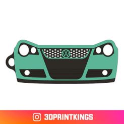 Thingi-Image.jpg Archivo STL gratis VW Polo GTI 9N3 - Llavero・Modelo para descargar y imprimir en 3D