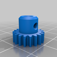 Pinion_19t_0.8m.png 48t 0.8m Stirnrad- und 11t-19t 0.8m Ritzelgetriebe für Quanum Vandal / FTX Vantage / VRX Spirit