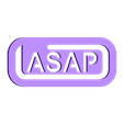 ASAP.stl STL-Datei Abbreviation Clip kostenlos・3D-Druck-Vorlage zum herunterladen
