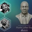 01.jpg Martin Luther King head sculpture ready to 3D print