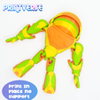 dad a) Place No SUPPOrt STL file Buzz Lightyear Flexible Print In Place No Support・Template to download and 3D print