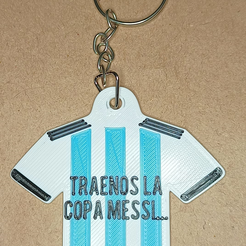 3ad1b7b7-9432-4046-9cc3-fe156574902c.png Argentina T-shirt keychain with phrase