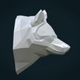 PWH-04.jpg Low poly Wolf head