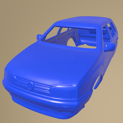 a033.png Fichier STL Volkswagen Golf 1993 Carrosserie imprimable・Plan à imprimer en 3D à télécharger, printinghub