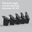 Ender-3-V3-SE-Display-Bracket_3.png Ender-3 V3 SE Display Offset Bracket｜Ahorro de espacio Ángulo favorito Ender3 V3 SE