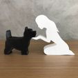 WhatsApp-Image-2023-02-07-at-14.34.59.jpeg Girl and her West Terrier(straight hair) for 3D printer or laser cut