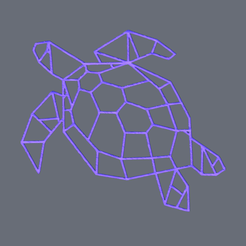 tortoise-v1.png Free STL file Tortoise geometric・3D printer design to download