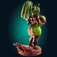 Preview02.png Goblin Girl Short & Stacked 3D Print Model