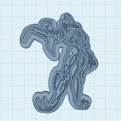 861-Gigantamax-Grimmsnarl.png Файл STL Покемон: Гигантамакс Гриммснарл Вырезалка для печенья・Шаблон для 3D-печати для загрузки