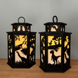 17.png Dinosaurio Linterna Lámpara Decoración Dinosaurio Tea Light Candle Holder Home Decor Lámpara
