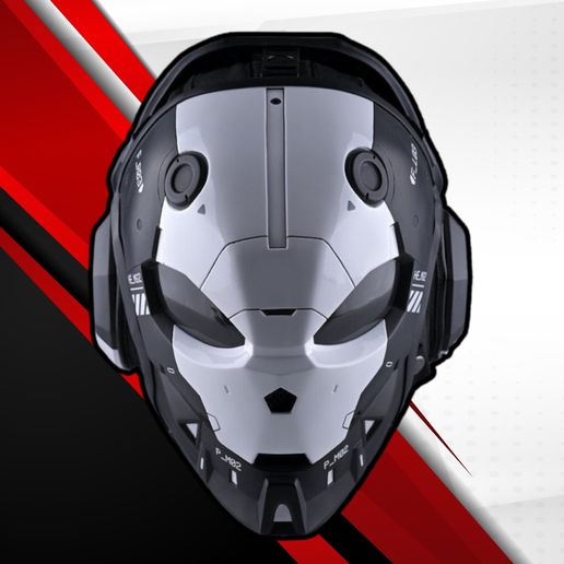 🤖 MACHINE 56 MASK HE MKX2 INSPIRED・ STL File for 3D printing