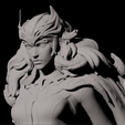 blender_C5owqk258n.png Scarlet Witch, Figurine habillée, Wanda Maximoff de Marvel Rivals pour impression 3d