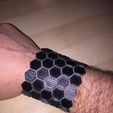 27867179_10212689874014373_3379932248972356338_n.jpg Bracelet en tissu Exagon