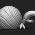 r_7.jpeg Cartoon Hermit Crab STL for 3D Printing