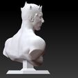 pedestal-white6.jpg Life Size - Darth Maul Star Wars Bust - 3D Statue on Pedestal