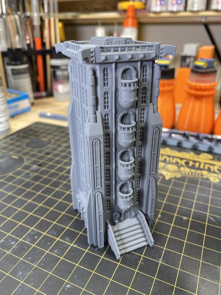 IMG_4086.jpg STL file Alpha Hab Tower・Template to download and 3D print, BitsBlitzDesigns