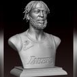 06.jpg 3D portrait of Anthony Davis with finals look 3D print model