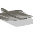paddle_v13 v1-05.png A real paddle blade for a rowing boat for 3d print cnc